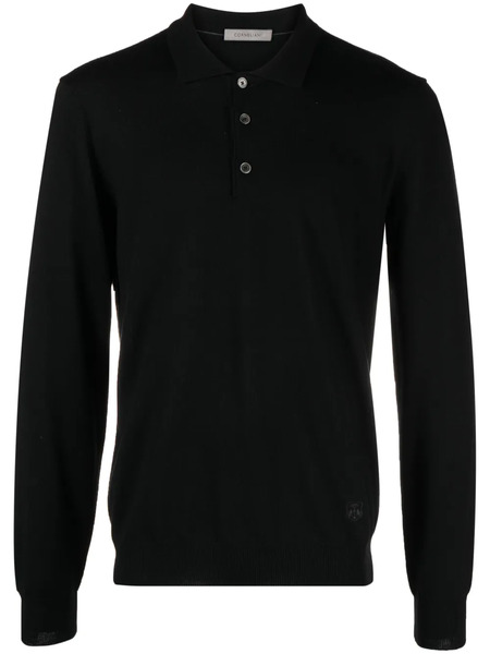 Corneliani Pull En Laine Vierge - Noir 