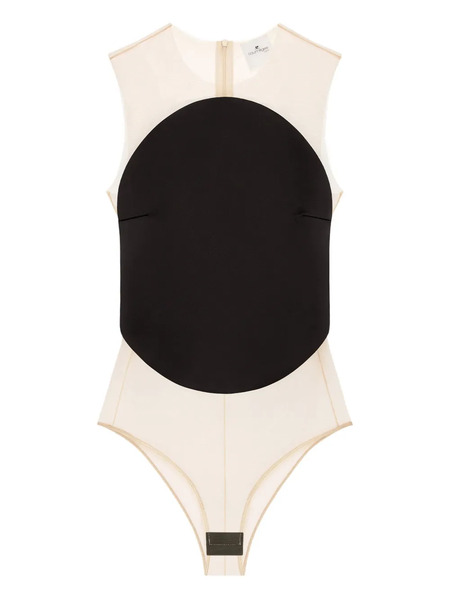  Courrèges Body à Design Asymétrique à Une épaule - Noir 