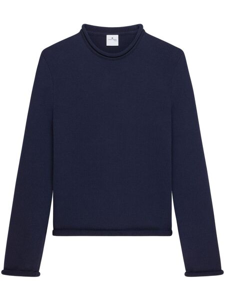  Courrèges Pull En Maille Fine - Bleu 