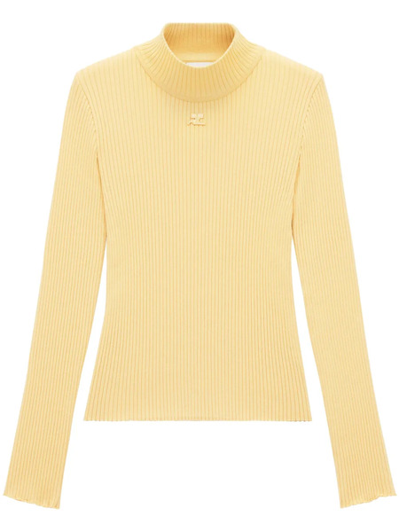  Courrèges Pull Re-edition - Jaune 