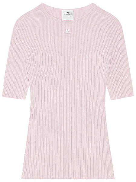  Courrèges Pull Solar - Rose 