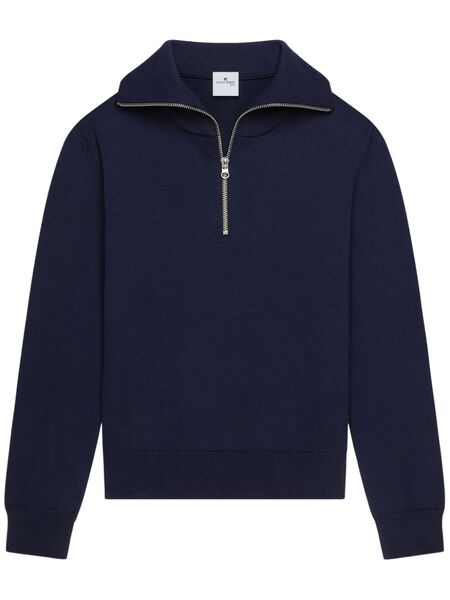  Courrèges Pull Trucker - Bleu 