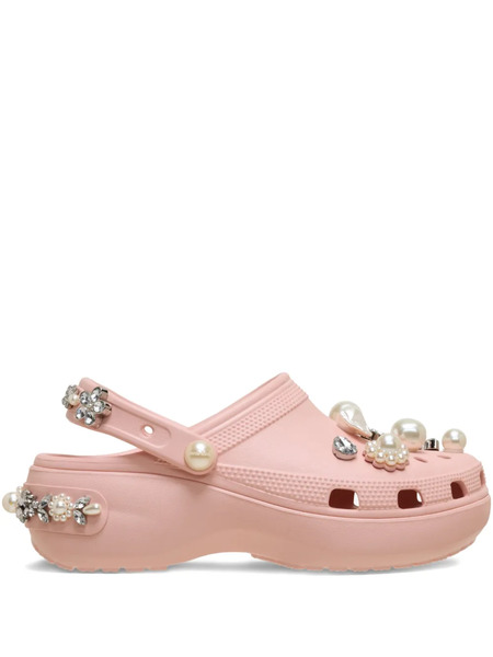  Crocs X Simone Rocha Mules à Perles - Rose 