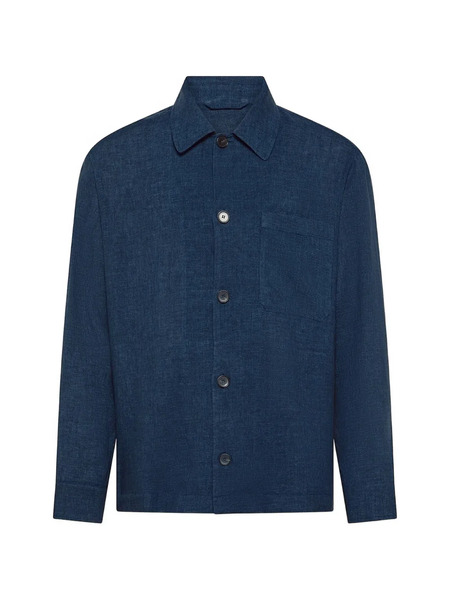  Cruna Cardiff Button-up Jacket - Bleu 