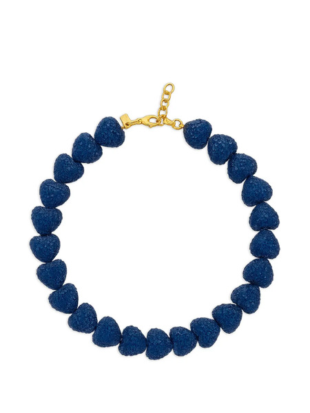  Crystal Haze Collier Jelly Heart - Bleu 