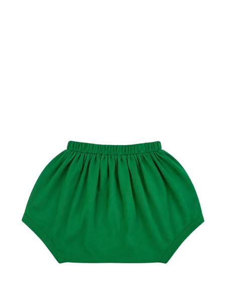  Cucu Lab Elasticated Gathered Shorts - Vert 