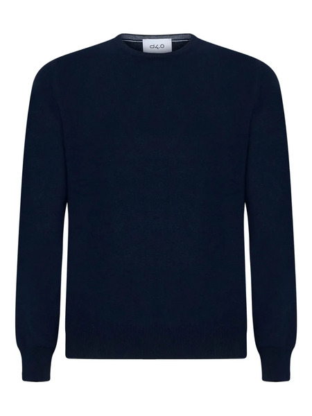  D4.0 Pull Classique En Cachemire - Bleu 