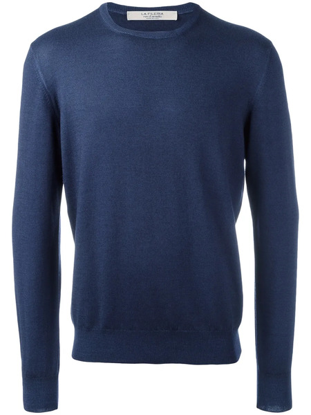  D4.0 Pull En Laine Vierge - Bleu 