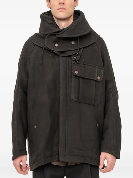  Devoa Parka à Capuche - Gris 