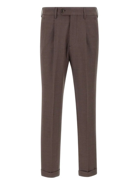  Devore Pantalon à Plis - Marron 