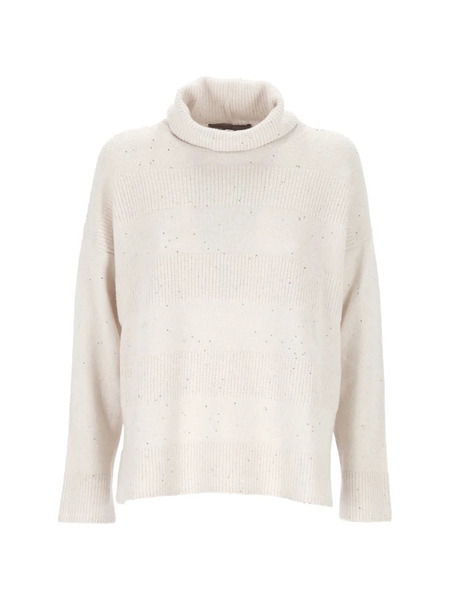  D.exterior Roll-neck Sweater - Blanc 