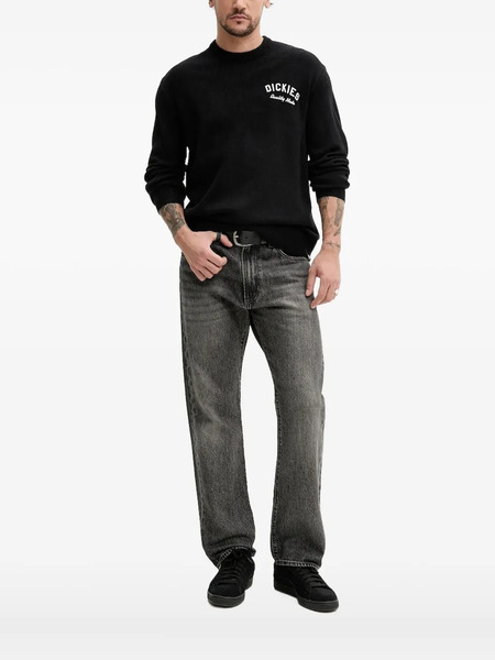  Dickies Pull à Logo Brodé - Noir 