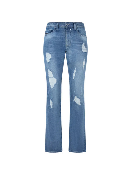  Diesel Distressed Flared Jeans - Bleu 