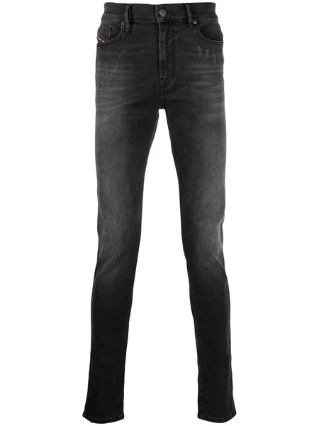  Diesel Jean D-istort à Coupe Skinny - Noir 