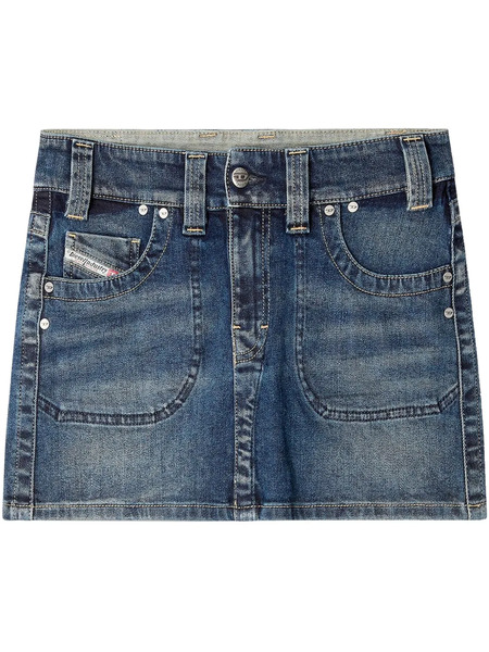  Diesel Minijupe De-rago-re - Bleu 