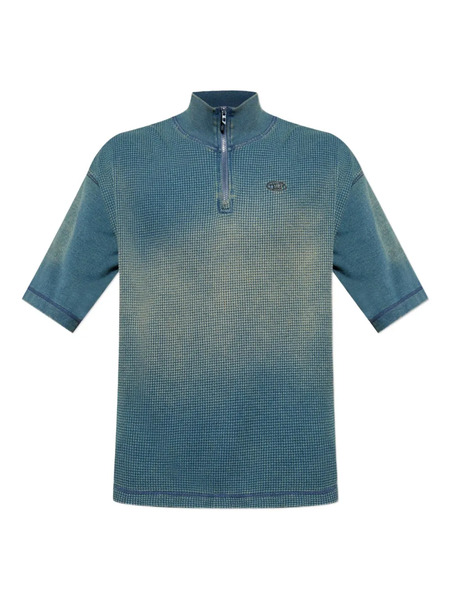  Diesel Pull à Col Zippé - Bleu 