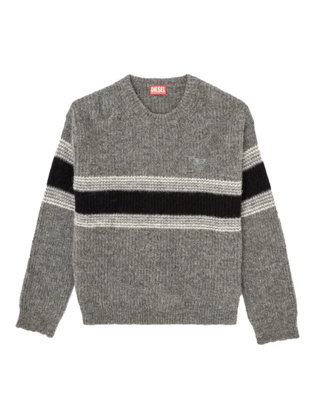  Diesel Pull K-soren à Rayures - Gris 