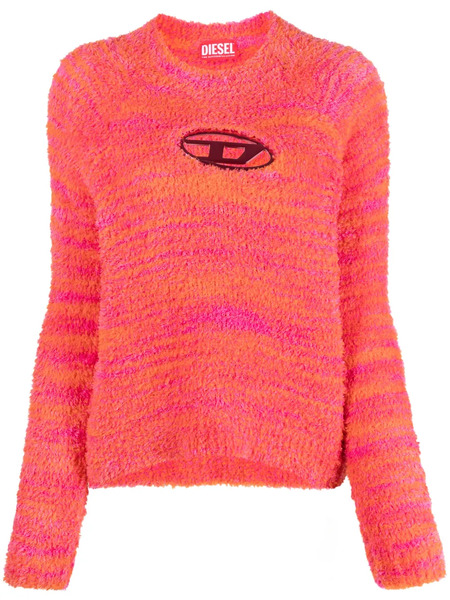  Diesel Pull M-kyra à Plaque Logo - Rose 