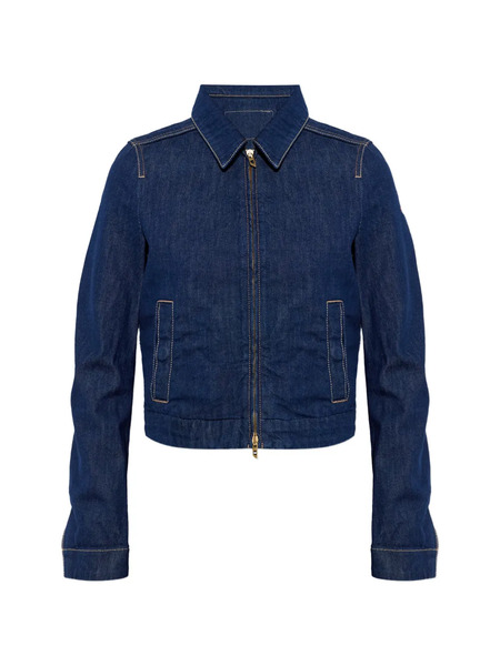  Diesel Veste En Jean à Patch Logo - Bleu 