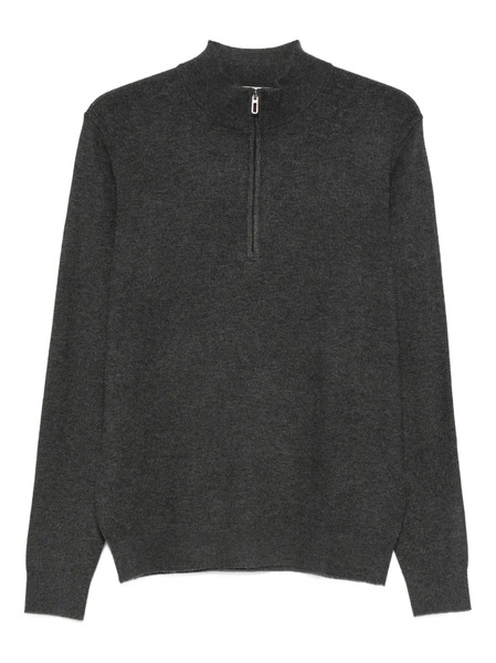  Diktat Pull à Col Zippé - Gris 