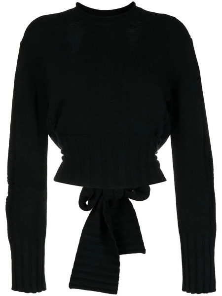  Dion Lee Pull à Effet Usé - Noir 