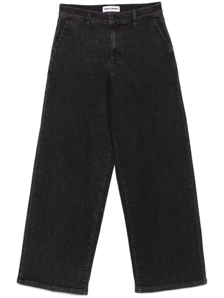  Dkny Jean Ample à Taille Haute - Noir 