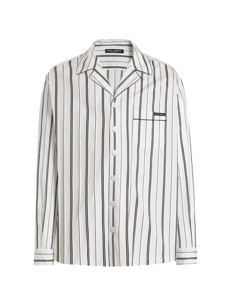  Dolce & Gabbana Chemise Vanity Rayée - Tons Neutres 