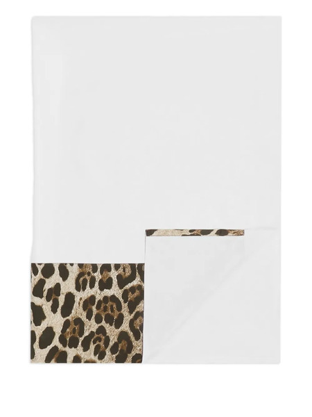  Dolce & Gabbana Drap En Satin De Coton - Blanc 
