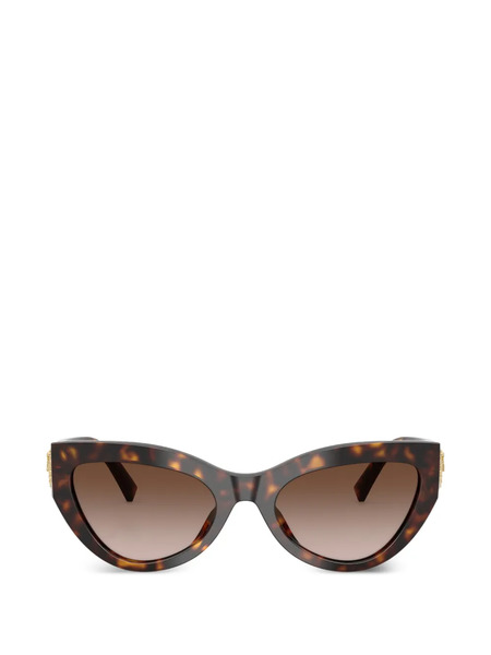  Dolce & Gabbana Eyewear Lunettes De Soleil à Monture Papillon - Marron 