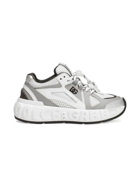  Dolce & Gabbana Kids Baskets à Semelle épaisse - Gris 