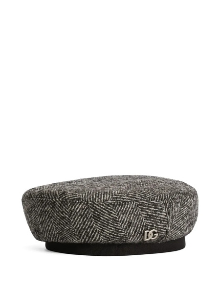  Dolce & Gabbana Kids Béret à Motif De Chevrons - Noir 