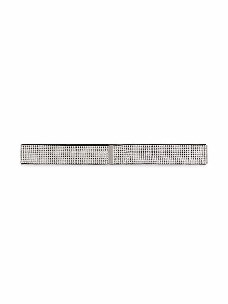  Dolce & Gabbana Kids Ceinture à Ornements En Cristal - Argent 