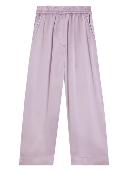  Dolce & Gabbana Kids Pantalon Droit En Satin - Violet 