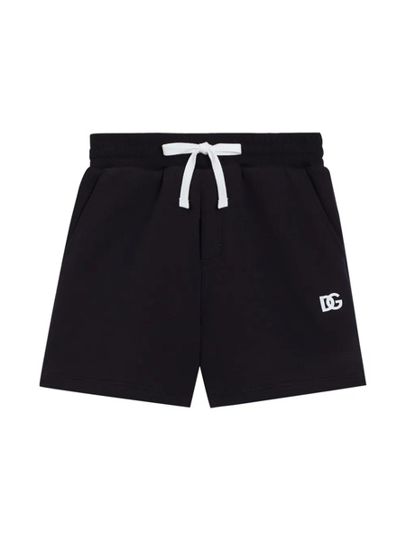  Dolce & Gabbana Kids Short De Sport à Logo Imprimé - Bleu 