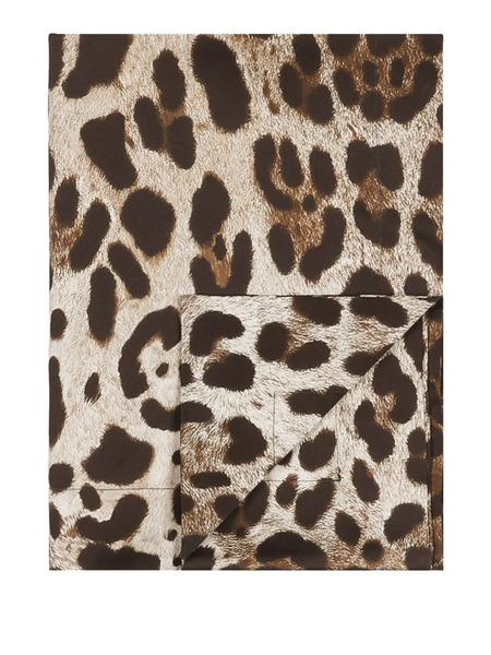  Dolce & Gabbana Lot De Deux Taies D'oreiller à Imprimé Léopard - Marron 
