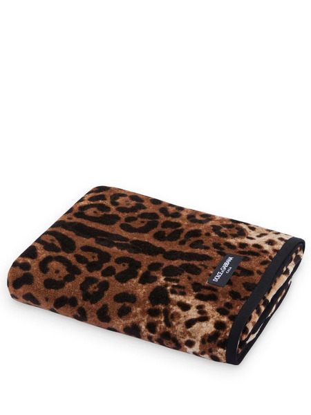  Dolce & Gabbana Serviette à Main à Tissu En éponge - Noir 