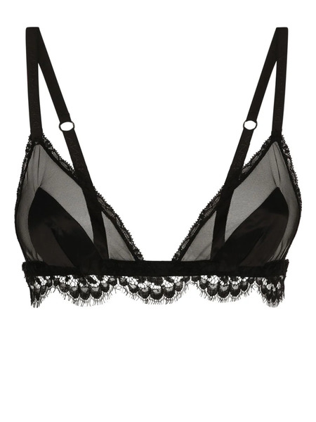  Dolce & Gabbana Soutien-gorge à Détails En Dentelle - Noir 
