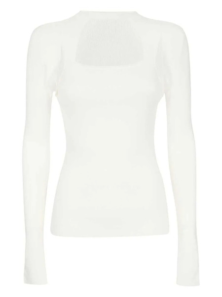  Dondup Haut En Maille - Blanc 