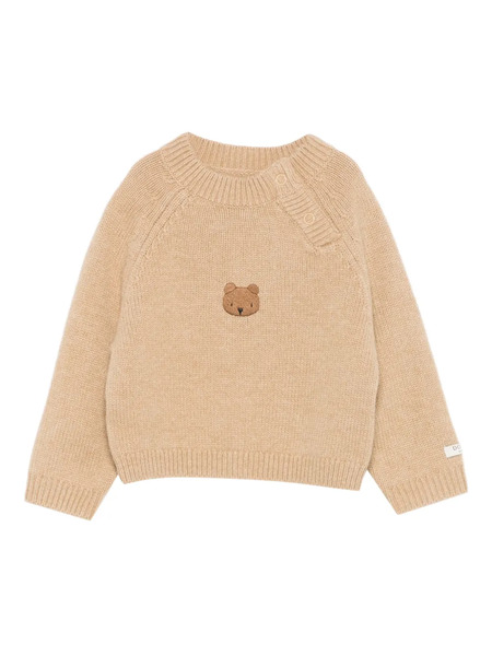  Donsje Pull à Broderies - Tons Neutres 