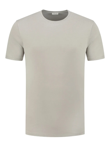  Doriani Cashmere T-shirt à Encolure Ronde - Tons Neutres 