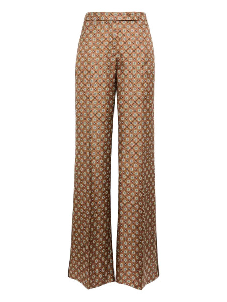  Dorothee Schumacher Pantalon Graphic Dreams à Motif - Marron 