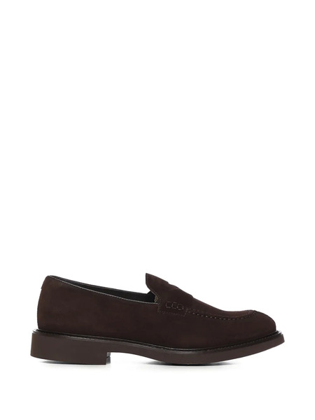  Doucal's Mocassins En Daim à Empiècements - Marron 