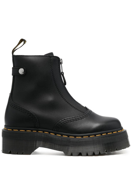  Dr. Martens Bottes Jetta Zippées à Plateforme - Noir 