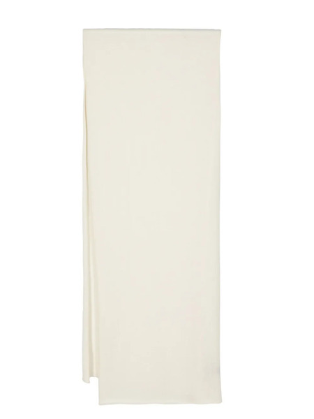  Drumohr écharpe En Maille à Bords Finis - Blanc 
