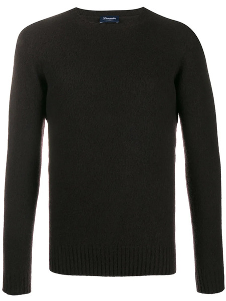  Drumohr Pull Ajusté Classique - Marron 