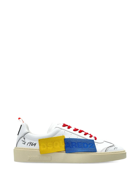  Dsquared2 Baskets Colour Block à Lacets - Blanc 
