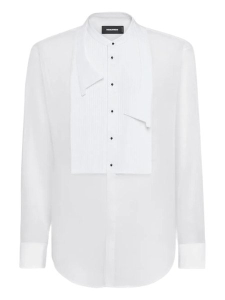  Dsquared2 Chemise à Empiècements Contrastants - Blanc 