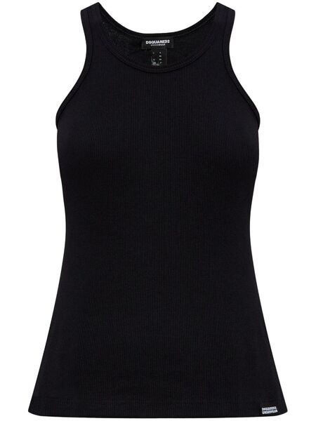  Dsquared2 Débardeur à Logo Appliqué - Noir 
