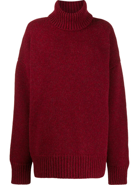  Dsquared2 Pull à Col Montant - Rouge 