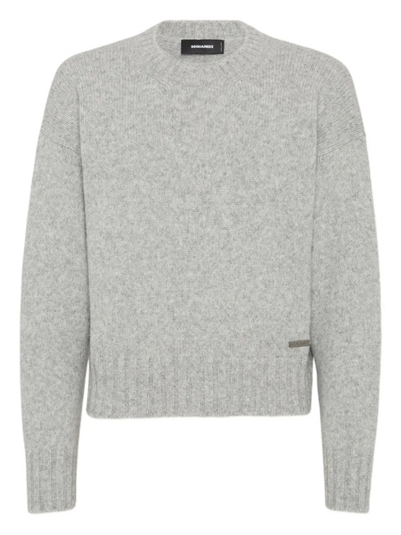  Dsquared2 Pull à Design Chiné - Gris 